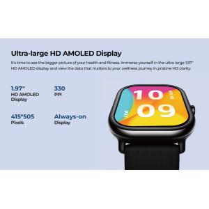 ZEBLAZE smartwatch GTS 3 Pro, heart rate, 1.97" AMOLED, μαύρο | Mobile Συσκευές | elabstore.gr