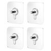 HOME USE αυτοκόλλητες βάσεις HUH-0156, 57x57mm, διάφανο, 4τμχ | Οικιακός εξοπλισμός | elabstore.gr