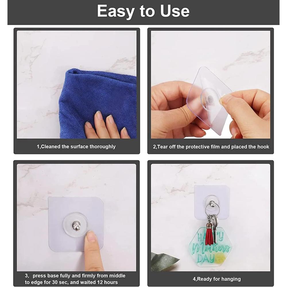 HOME USE αυτοκόλλητες βάσεις HUH-0156, 57x57mm, διάφανο, 4τμχ | eLabstore.gr HOME USE αυτοκόλλητες βάσεις HUH-0156, 57x57mm, διάφανο, 4τμχ | Οικιακός εξοπλισμός | elabstore.gr