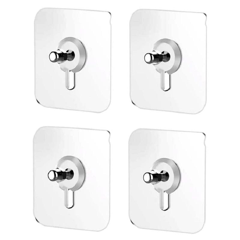 HOME USE αυτοκόλλητες βάσεις HUH-0156, 57x57mm, διάφανο, 4τμχ | eLabstore.gr HOME USE αυτοκόλλητες βάσεις HUH-0156, 57x57mm, διάφανο, 4τμχ | Οικιακός εξοπλισμός | elabstore.gr