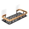 HOME USE ράφι τοίχου HUH-0160, μεταλλικό, 30x5x13cm, χρυσό | Οικιακός εξοπλισμός | elabstore.gr