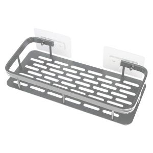 HOME USE ράφι τοίχου HUH-0161, μεταλλικό, 30x5x13cm, ασημί | Οικιακός εξοπλισμός | elabstore.gr