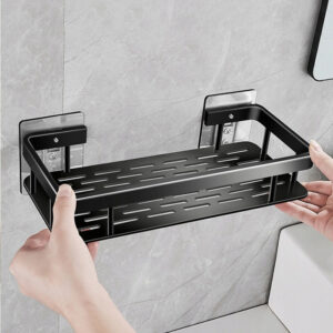 HOME USE ράφι τοίχου HUH-0162, μεταλλικό, 30x5x13cm, μαύρο | Οικιακός εξοπλισμός | elabstore.gr