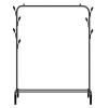 HOME USE κρεμάστρα δαπέδου HUH-0179, μεταλλική, 110x40x150cm, μαύρη | Οικιακός εξοπλισμός | elabstore.gr