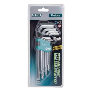 PROSKIT σετ κλειδιά Allen HW-229B σε σχήμα L, 9τμχ | Εργαλεία | elabstore.gr