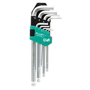 PROSKIT σετ κλειδιά Allen HW-229B σε σχήμα L, 9τμχ | Εργαλεία | elabstore.gr