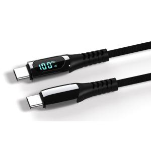 LEMI 100W Nylon Braid Digital Display USB Cable | Καλώδια - Αντάπτορες | elabstore.gr