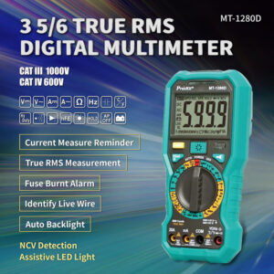 PROSKIT ψηφιακό πολύμετρο MT-1280D, 1000V DC, NVC, True RMS | Εργαλεία | elabstore.gr