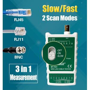 PROSKIT tester καλωδίων δικτύου MT-7031 για RJ45/11/12/22 & BNC | Εργαλεία | elabstore.gr
