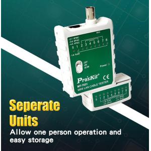 PROSKIT tester καλωδίων δικτύου MT-7031 για RJ45/11/12/22 & BNC | Εργαλεία | elabstore.gr