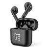POWERTECH earphones με θήκη φόρτισης PT-1227, TWS, ENC, 30/480mAh, μαύρα | Αξεσουάρ κινητών | elabstore.gr