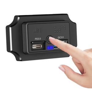 POWERTECH πρίζα USB για σκάφη & οχήματα PTL-009, USB & USB-C, 36W | Εργαλεία | elabstore.gr