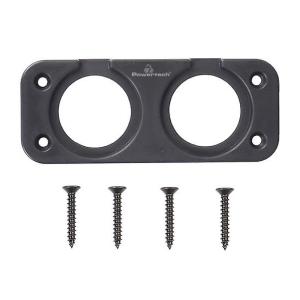 POWERTECH πάνελ πρίζας για σκάφη & οχήματα PTL-013, 2 θέσεις, 102x45mm | Εργαλεία | elabstore.gr