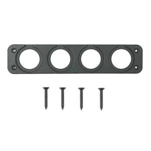 POWERTECH πάνελ πρίζας για σκάφη & οχήματα PTL-015, 4 θέσεις, 196x43mm | Εργαλεία | elabstore.gr