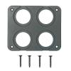 POWERTECH πάνελ πρίζας για σκάφη & οχήματα PTL-016, 4 θέσεις, 102x85mm | Εργαλεία | elabstore.gr