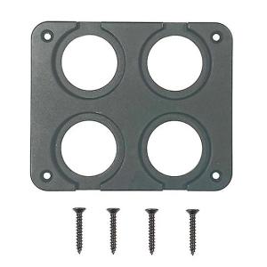 POWERTECH πάνελ πρίζας για σκάφη & οχήματα PTL-016, 4 θέσεις, 102x85mm | Εργαλεία | elabstore.gr