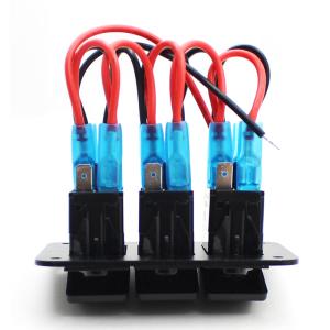 POWERTECH πάνελ σκαφών PTL-018 με 3x διακόπτες φώτων, IP65 | Εργαλεία | elabstore.gr