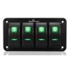 POWERTECH πάνελ σκαφών & οχημάτων PTL-019 με 4x διακόπτες, IP65 | Εργαλεία | elabstore.gr