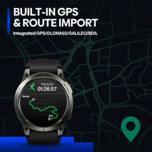 ZEBLAZE smartwatch Stratos 3 Pro, heart rate, 1.43" AMOLED, GPS, μαύρο | Mobile Συσκευές | elabstore.gr