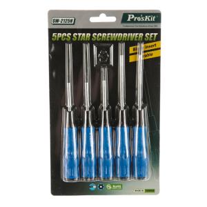 PROSKIT σετ κατσαβιδιών Torx SW-2125H, 5τμχ | Εργαλεία | elabstore.gr