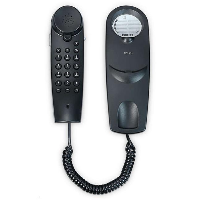 PHILIPS ενσύρματο τηλέφωνο TD2801B/00, επιτραπέζιο ή επιτοίχιο, μαύρο | eLabstore.gr PHILIPS ενσύρματο τηλέφωνο TD2801B/00, επιτραπέζιο ή επιτοίχιο, μαύρο | Τηλεφωνία | elabstore.gr
