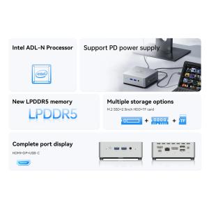 MINISFORUM mini PC UN100L, Intel CPU N100, 16/512GB SSD, Windows 11 Pro | eLabstore.gr MINISFORUM mini PC UN100L, Intel CPU N100, 16/512GB SSD, Windows 11 Pro | PC & Αναβάθμιση | elabstore.gr
