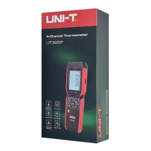 UNI-T ψηφιακό θερμόμετρο UT325F, 4 καναλιών θερμοστοιχείων, Bluetooth | eLabstore.gr