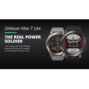 ZEBLAZE smartwatch Vibe 7 Lite, heart rate, 1.47" IPS, 3ATM/IP69K, μαύρο | Mobile Συσκευές | elabstore.gr
