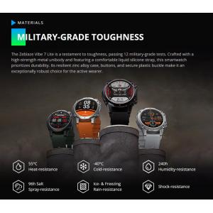 ZEBLAZE smartwatch Vibe 7 Lite, heart rate, 1.47" IPS, 3ATM/IP69K, μαύρο | Mobile Συσκευές | elabstore.gr