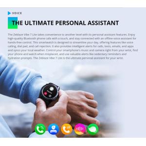 ZEBLAZE smartwatch Vibe 7 Lite, heart rate, 1.47" IPS, 3ATM/IP69K, μαύρο | Mobile Συσκευές | elabstore.gr