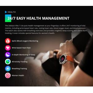 ZEBLAZE smartwatch Vibe 7 Lite, heart rate, 1.47" IPS, 3ATM/IP69K, μαύρο | eLabstore.gr