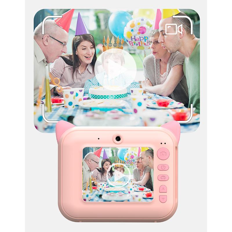 WOWKIDS παιδική φωτογραφική μηχανή C04 με εκτυπωτή, 12MP, 2.4", ροζ | eLabstore.gr WOWKIDS παιδική φωτογραφική μηχανή C04 με εκτυπωτή, 12MP, 2.4", ροζ | Παιχνίδια | elabstore.gr