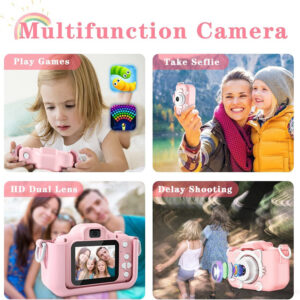 WOWKIDS παιδική φωτογραφική μηχανή C05 με 2" οθόνη, 8MP, ροζ | Παιχνίδια | elabstore.gr
