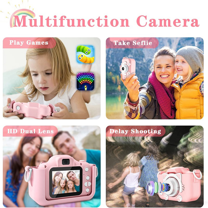 WOWKIDS παιδική φωτογραφική μηχανή C05 με 2" οθόνη, 8MP, ροζ | eLabstore.gr WOWKIDS παιδική φωτογραφική μηχανή C05 με 2" οθόνη, 8MP, ροζ | Παιχνίδια | elabstore.gr