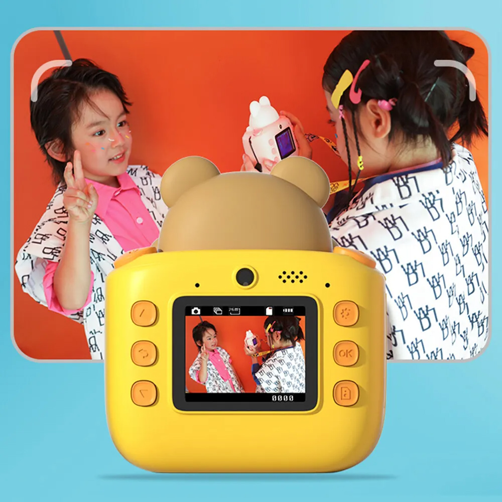 WOWKIDS παιδική φωτογραφική μηχανή K64 με εκτυπωτή, 26MP, 2", κίτρινη | eLabstore.gr WOWKIDS παιδική φωτογραφική μηχανή K64 με εκτυπωτή, 26MP, 2", κίτρινη | Παιχνίδια | elabstore.gr
