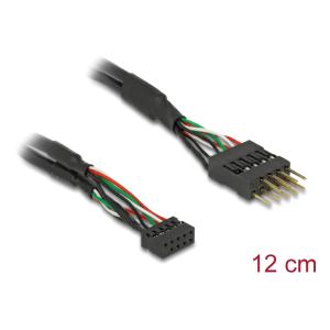 DELOCK καλώδιο USB 2.0 10-pin 2mm σε 2.54mm 41977, 480 Mbps, 12cm | Καλώδια - Αντάπτορες | elabstore.gr