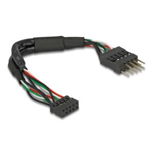 DELOCK καλώδιο USB 2.0 10-pin 2mm σε 2.54mm 41977, 480 Mbps, 12cm | Καλώδια - Αντάπτορες | elabstore.gr
