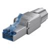 GOOBAY βύσμα RJ45 65939, CAT 6A STP, tool-free, ασημί | Καλώδια - Αντάπτορες | elabstore.gr