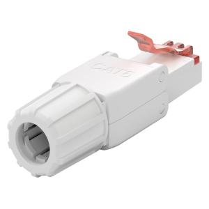 GOOBAY βύσμα RJ45 65942, CAT 6 UTP, tool-free, λευκό | Καλώδια - Αντάπτορες | elabstore.gr