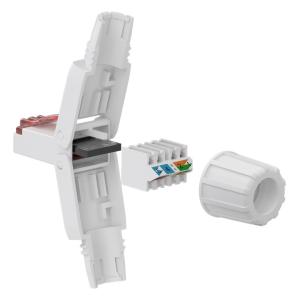 GOOBAY βύσμα RJ45 65942, CAT 6 UTP, tool-free, λευκό | Καλώδια - Αντάπτορες | elabstore.gr
