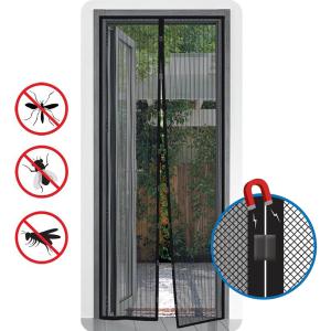 PROPLUS σίτα πόρτας 770522, μαγνητική, 210x100cm, μαύρη | Οικιακός εξοπλισμός | elabstore.gr