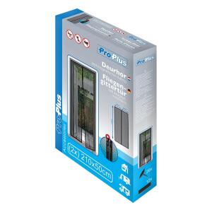PROPLUS σίτα πόρτας 770522, μαγνητική, 210x100cm, μαύρη | Οικιακός εξοπλισμός | elabstore.gr