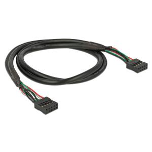 DELOCK καλώδιο USB 2.0 10-pin 2.54mm 82437, 480 Mbps, 50cm | Καλώδια - Αντάπτορες | elabstore.gr