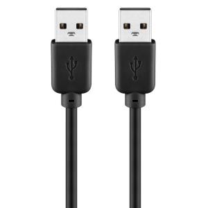 GOOBAY καλώδιο USB 2.0 Type A 93594, copper, 3m, μαύρο | Καλώδια - Αντάπτορες | elabstore.gr