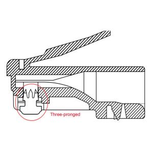 GOOBAY βύσμα RJ45 93828, CAT 6 UTP, διάφανο, 10τμχ | Καλώδια - Αντάπτορες | elabstore.gr