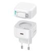 USAMS φορτιστής τοίχου US-CC202 με καλώδιο USB-C, USB-C, 35W GaN, λευκός | Αξεσουάρ κινητών | elabstore.gr