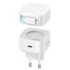 USAMS φορτιστής τοίχου US-CC209 καλώδιο Lightning, USB-C 35W GaN, λευκός | Αξεσουάρ κινητών | elabstore.gr