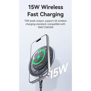 USAMS ασύρματος φορτιστής US-CD223, 15W, μαύρος | Αξεσουάρ κινητών | elabstore.gr