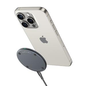 USAMS ασύρματος φορτιστής US-CD223, 15W, μαύρος | eLabstore.gr