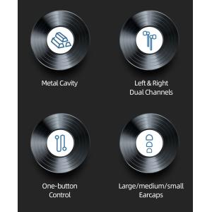 USAMS earphones με μικρόφωνο US-SJ576, USB-C σύνδεση, Φ6mm, 1.2m, μαύρα | Αξεσουάρ κινητών | elabstore.gr